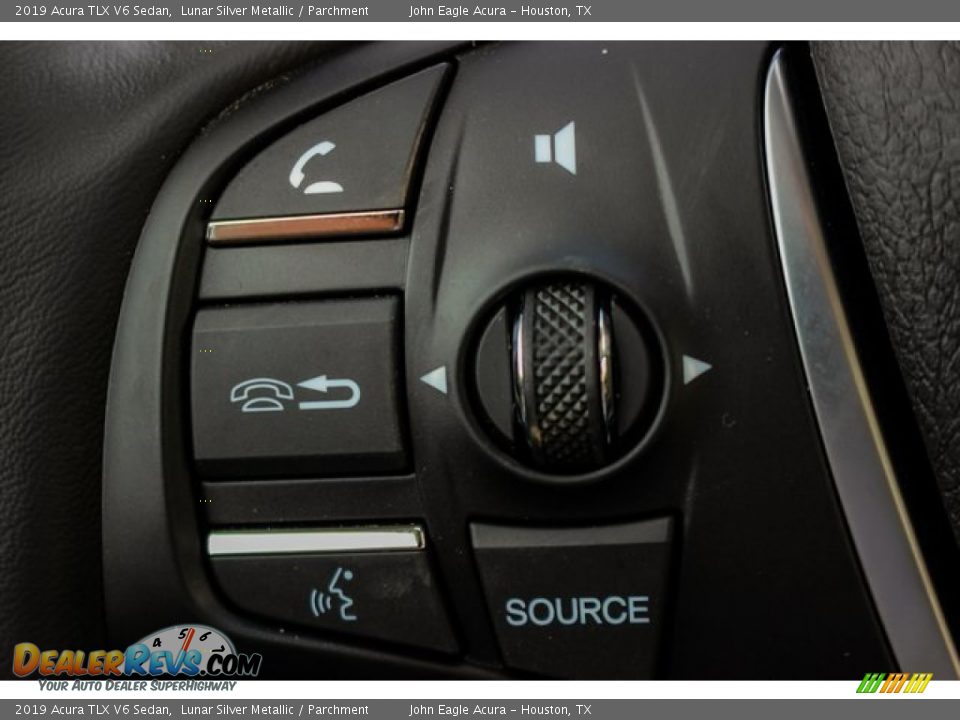 2019 Acura TLX V6 Sedan Lunar Silver Metallic / Parchment Photo #34