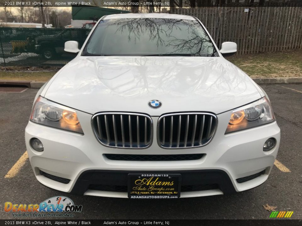 2013 BMW X3 xDrive 28i Alpine White / Black Photo #2
