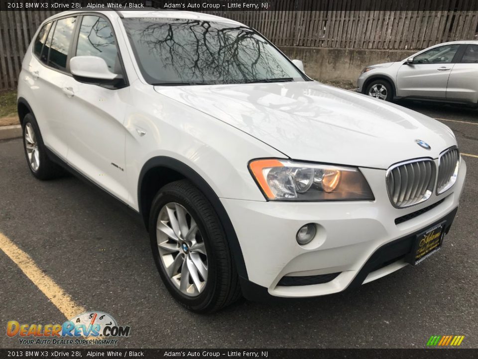 2013 BMW X3 xDrive 28i Alpine White / Black Photo #3