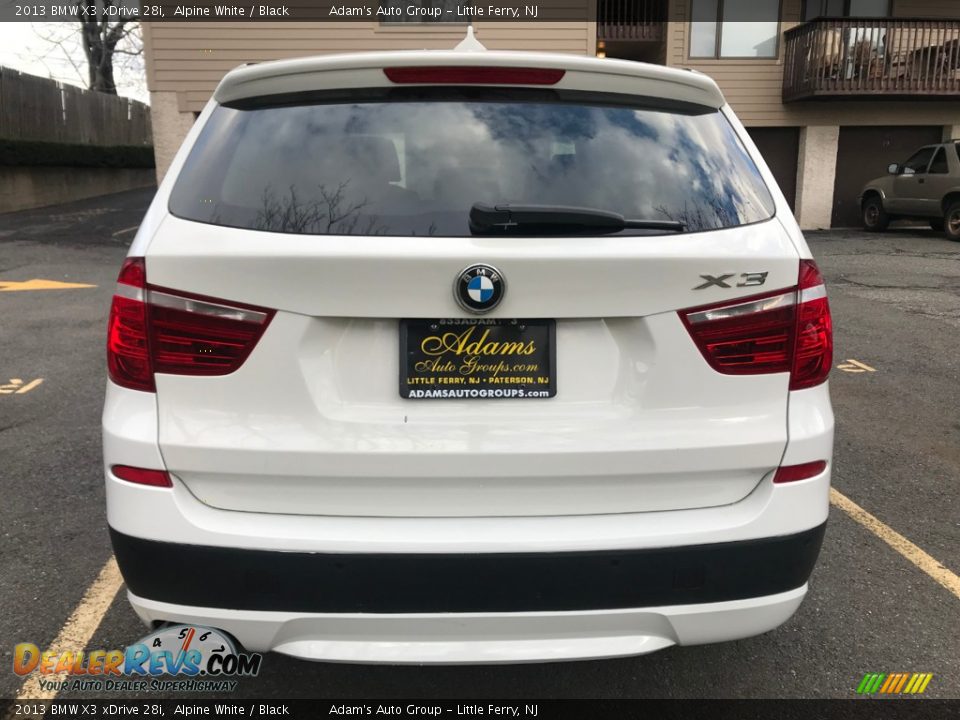2013 BMW X3 xDrive 28i Alpine White / Black Photo #5