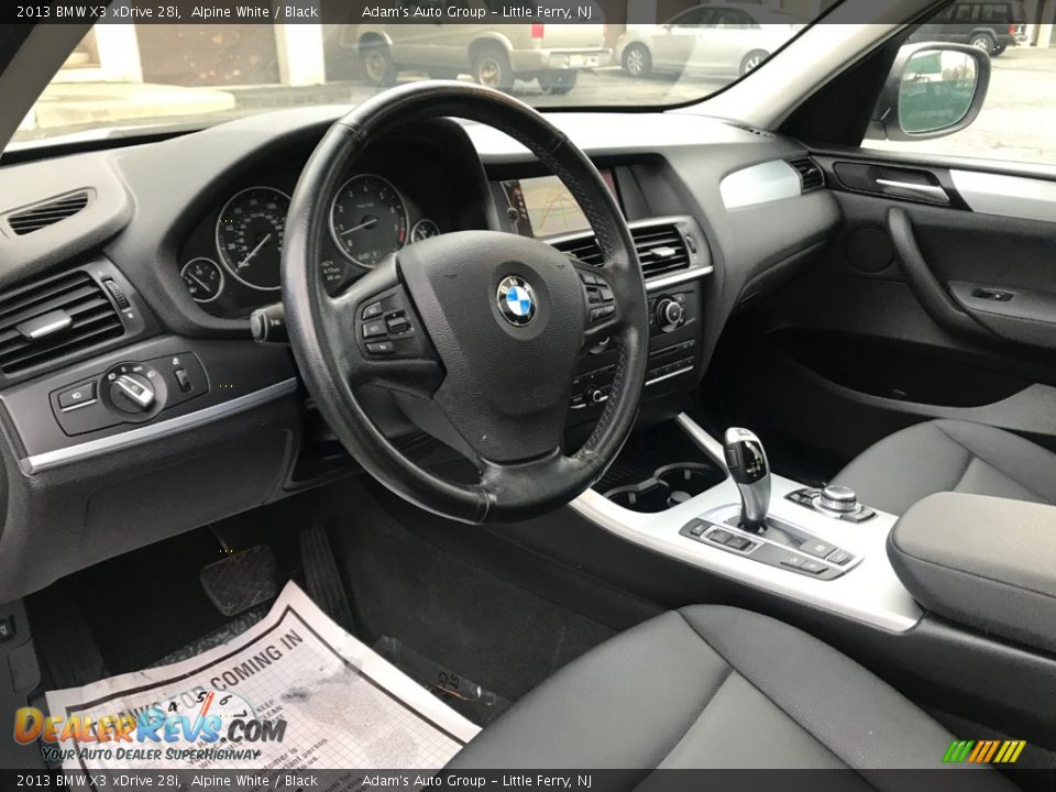 2013 BMW X3 xDrive 28i Alpine White / Black Photo #11