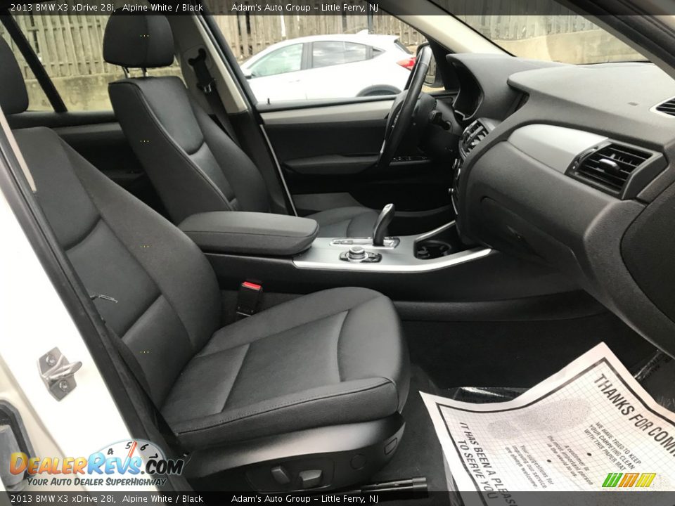 2013 BMW X3 xDrive 28i Alpine White / Black Photo #17