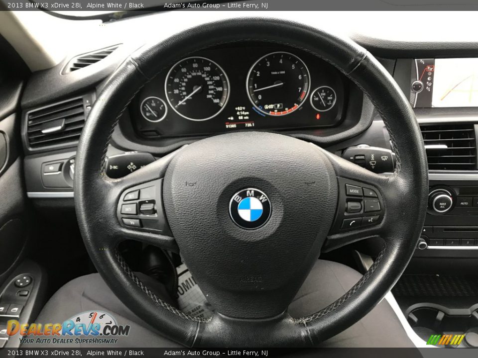 2013 BMW X3 xDrive 28i Alpine White / Black Photo #18