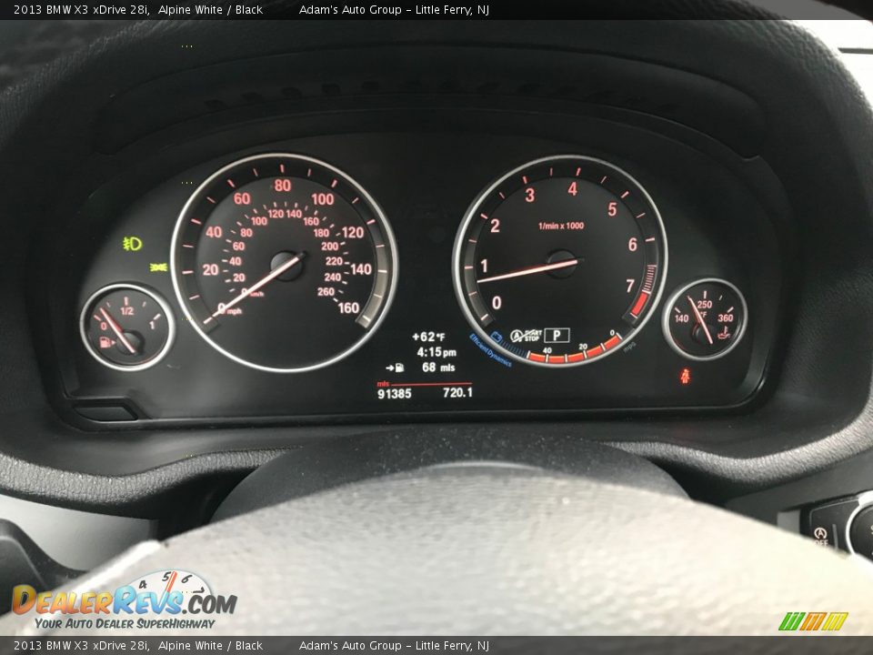 2013 BMW X3 xDrive 28i Alpine White / Black Photo #19