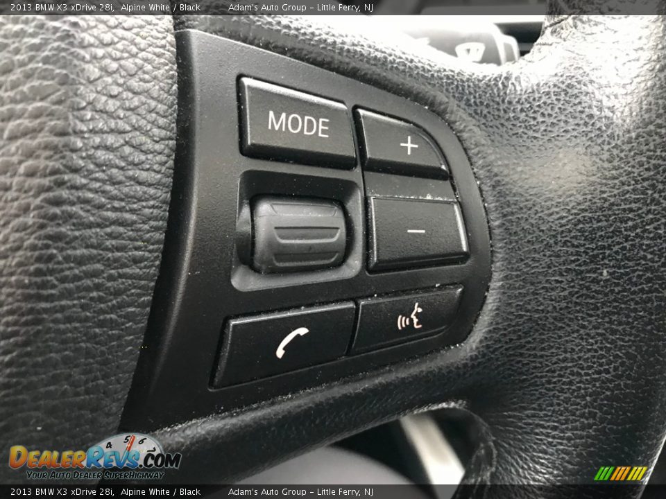 2013 BMW X3 xDrive 28i Alpine White / Black Photo #20