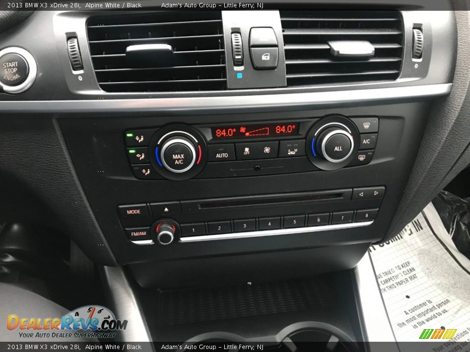 2013 BMW X3 xDrive 28i Alpine White / Black Photo #23