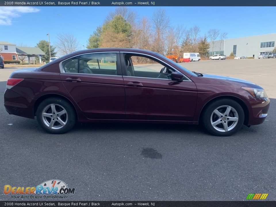2008 Honda Accord LX Sedan Basque Red Pearl / Black Photo #9