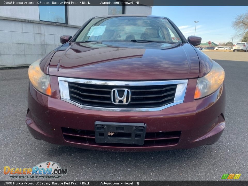2008 Honda Accord LX Sedan Basque Red Pearl / Black Photo #11