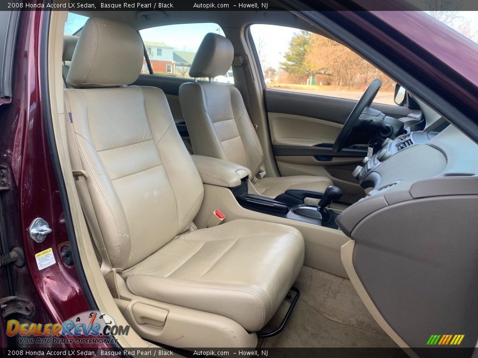2008 Honda Accord LX Sedan Basque Red Pearl / Black Photo #17