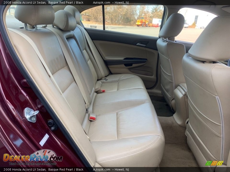 2008 Honda Accord LX Sedan Basque Red Pearl / Black Photo #18