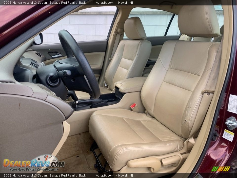2008 Honda Accord LX Sedan Basque Red Pearl / Black Photo #20