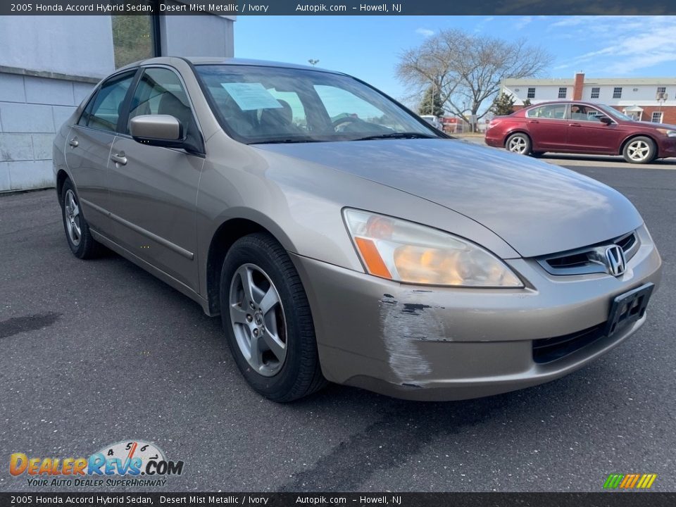 2005 Honda Accord Hybrid Sedan Desert Mist Metallic / Ivory Photo #10