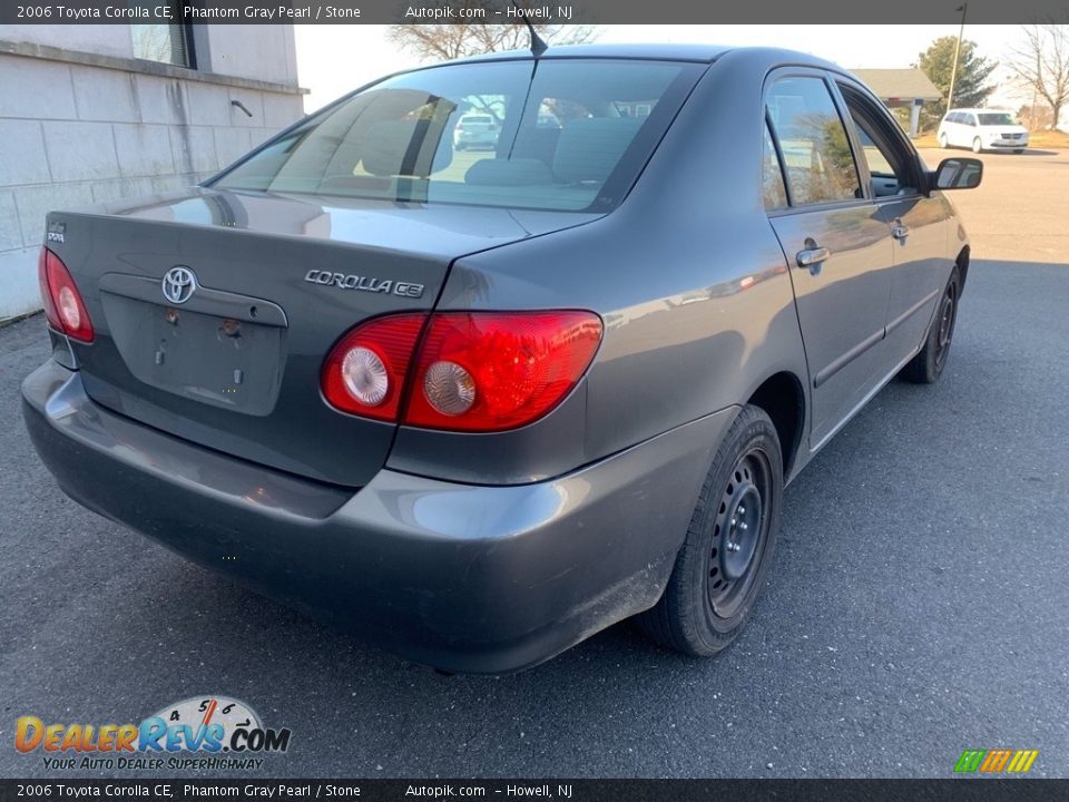 2006 Toyota Corolla CE Phantom Gray Pearl / Stone Photo #10
