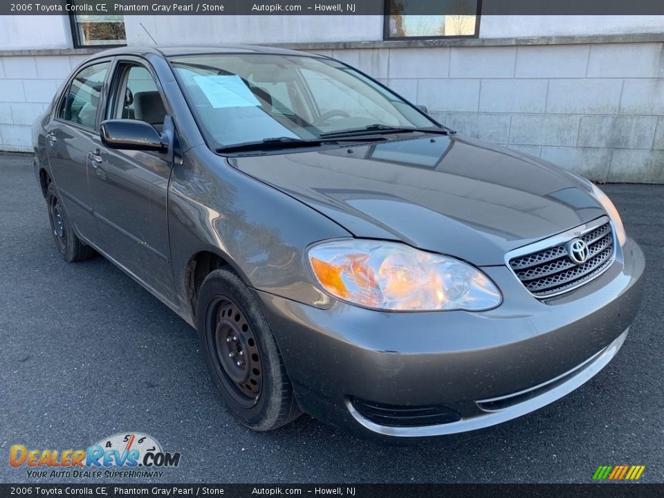 2006 Toyota Corolla CE Phantom Gray Pearl / Stone Photo #11