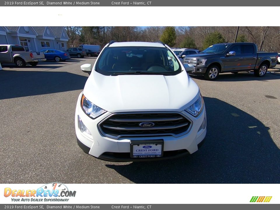 2019 Ford EcoSport SE Diamond White / Medium Stone Photo #2