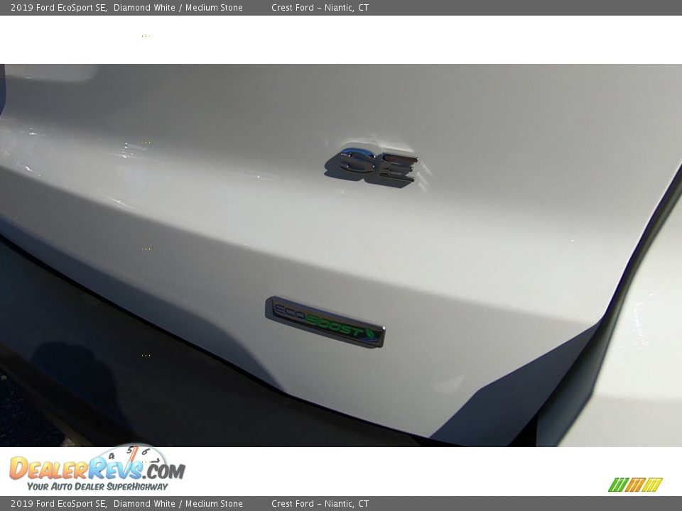 2019 Ford EcoSport SE Diamond White / Medium Stone Photo #9