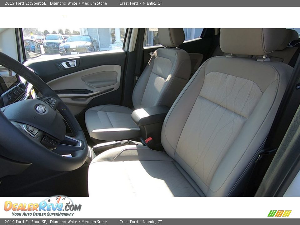 2019 Ford EcoSport SE Diamond White / Medium Stone Photo #12