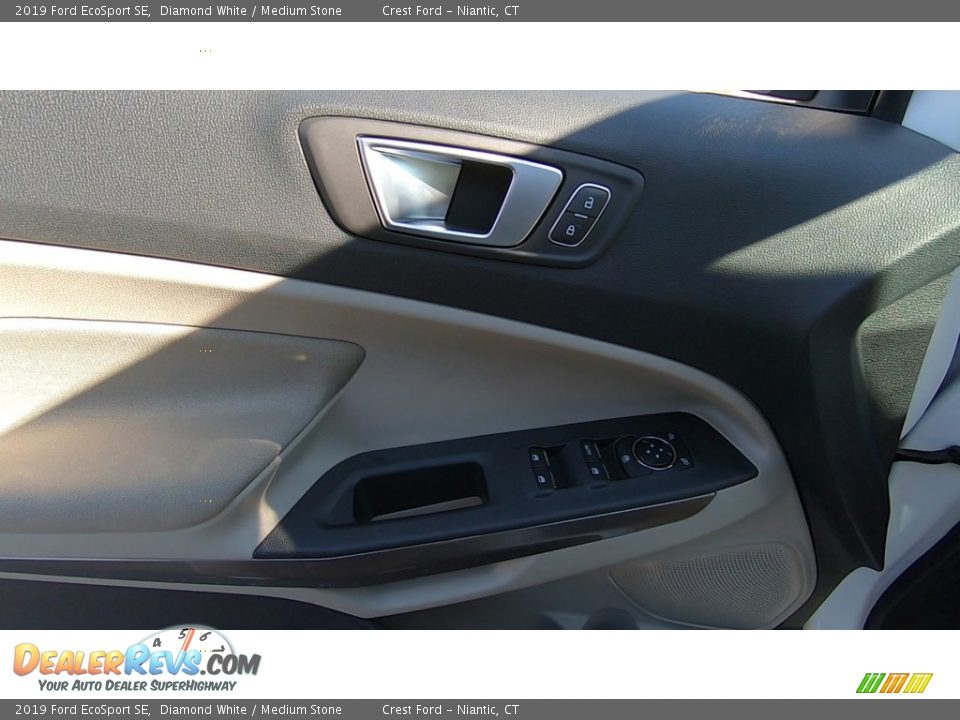 2019 Ford EcoSport SE Diamond White / Medium Stone Photo #13