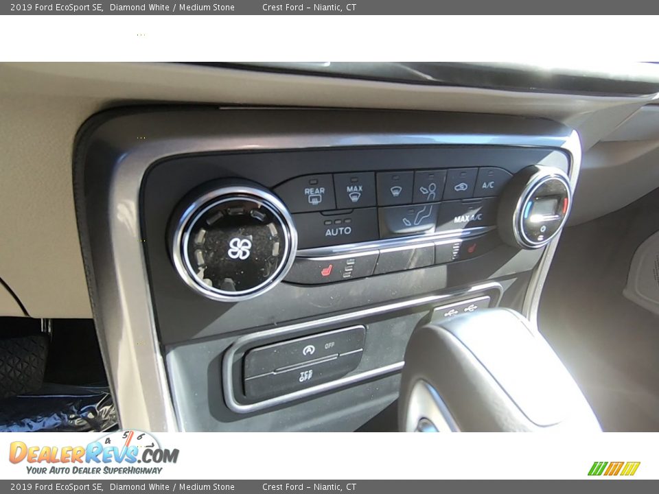 2019 Ford EcoSport SE Diamond White / Medium Stone Photo #16