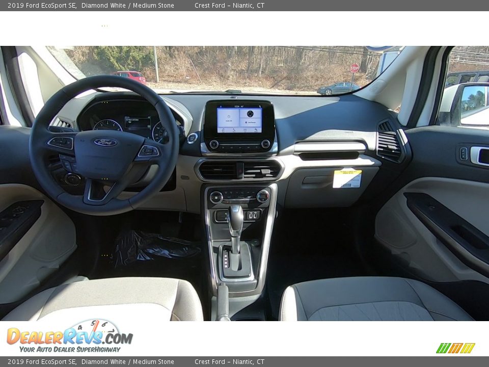 2019 Ford EcoSport SE Diamond White / Medium Stone Photo #20