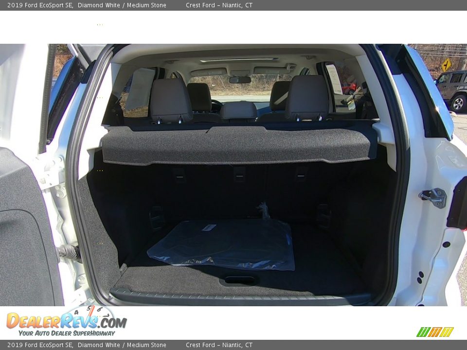 2019 Ford EcoSport SE Diamond White / Medium Stone Photo #22