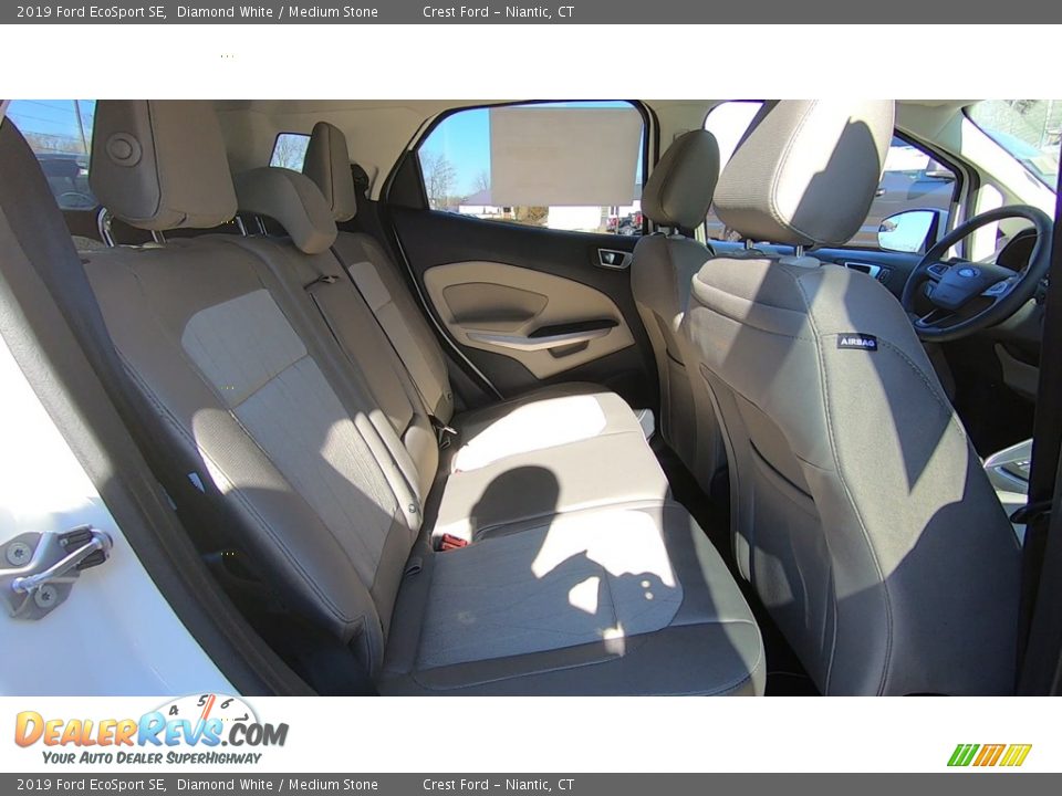 2019 Ford EcoSport SE Diamond White / Medium Stone Photo #24