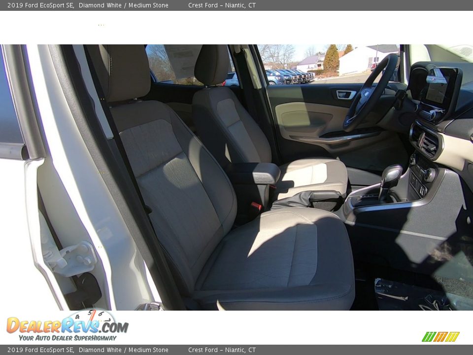 2019 Ford EcoSport SE Diamond White / Medium Stone Photo #25
