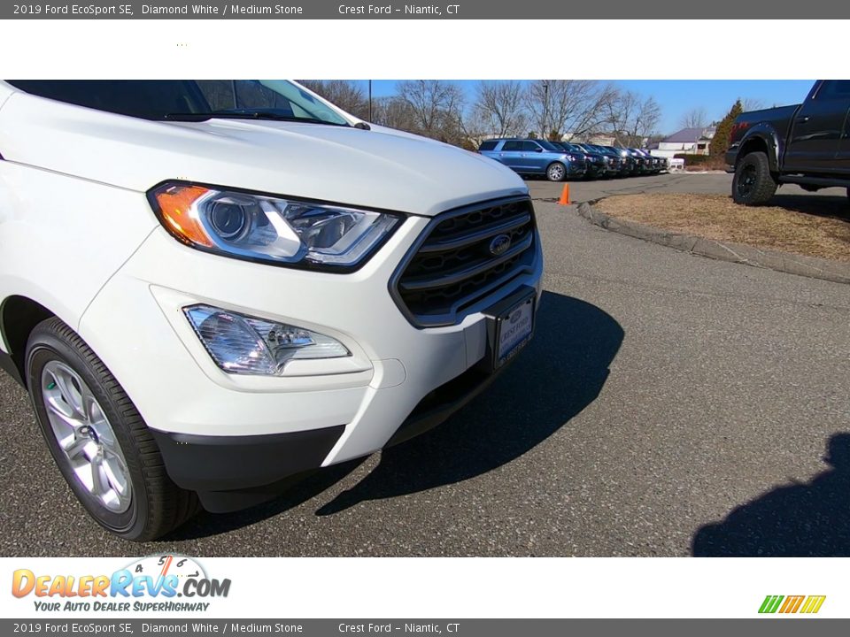2019 Ford EcoSport SE Diamond White / Medium Stone Photo #28