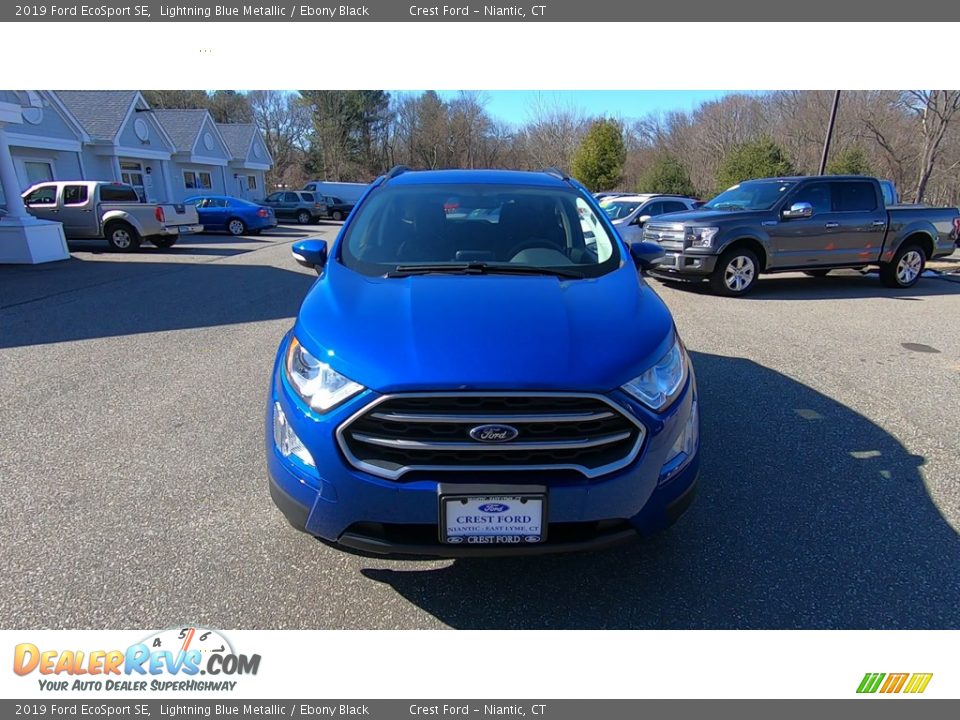 2019 Ford EcoSport SE Lightning Blue Metallic / Ebony Black Photo #2