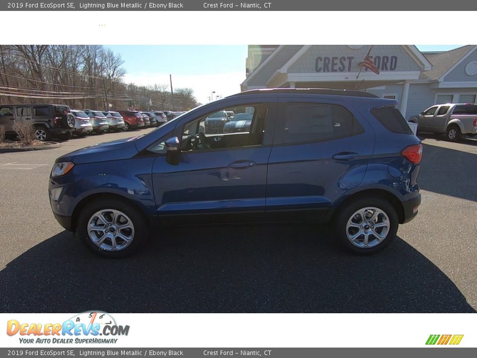 2019 Ford EcoSport SE Lightning Blue Metallic / Ebony Black Photo #4
