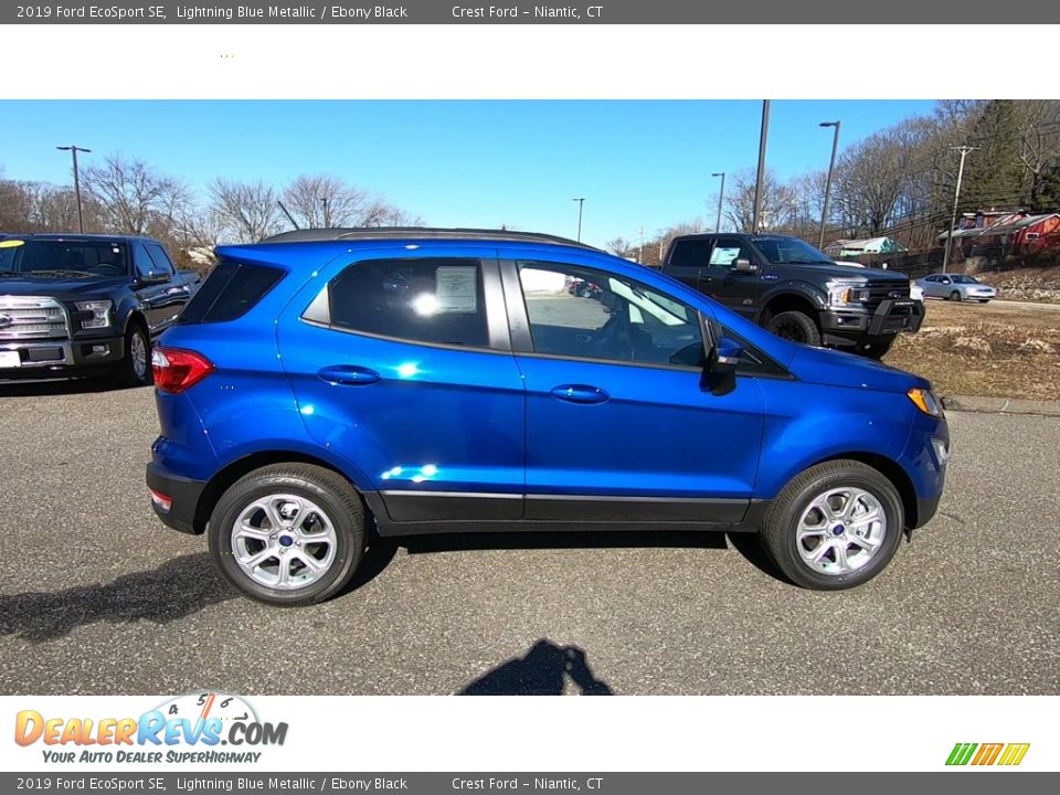 2019 Ford EcoSport SE Lightning Blue Metallic / Ebony Black Photo #8