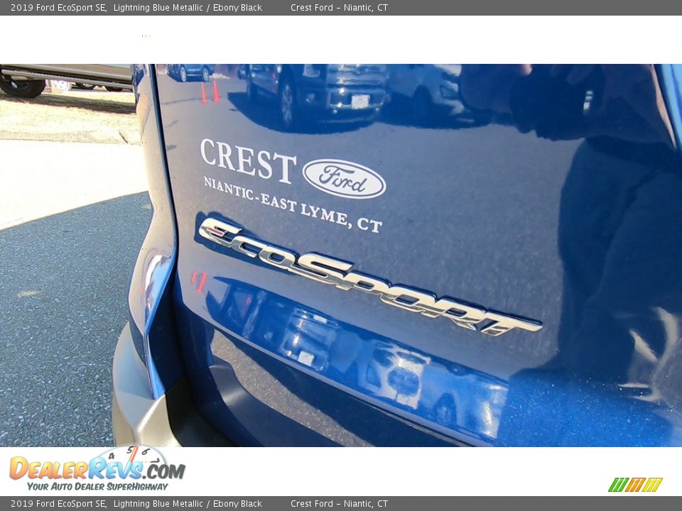 2019 Ford EcoSport SE Lightning Blue Metallic / Ebony Black Photo #10