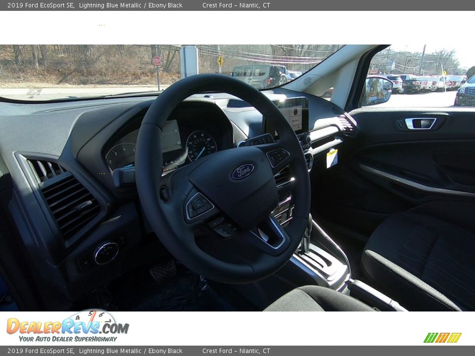 2019 Ford EcoSport SE Lightning Blue Metallic / Ebony Black Photo #11
