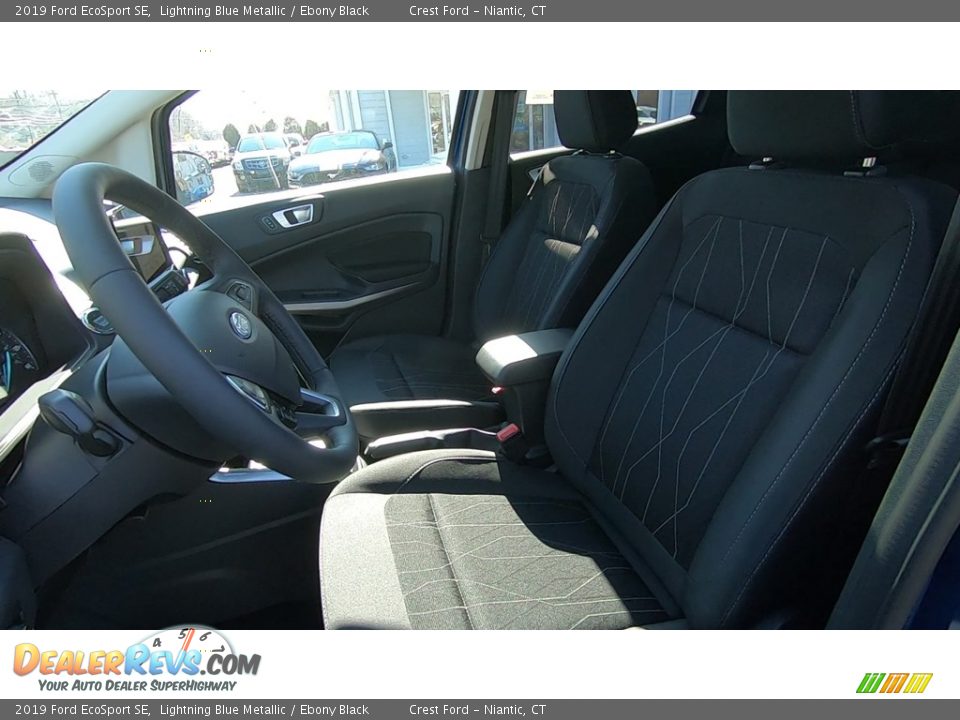 2019 Ford EcoSport SE Lightning Blue Metallic / Ebony Black Photo #12