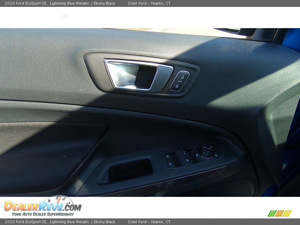 2019 Ford EcoSport SE Lightning Blue Metallic / Ebony Black Photo #13