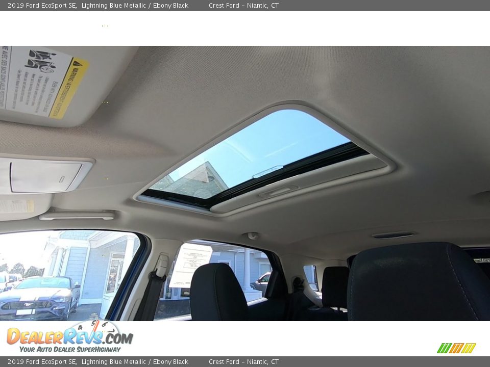 2019 Ford EcoSport SE Lightning Blue Metallic / Ebony Black Photo #18