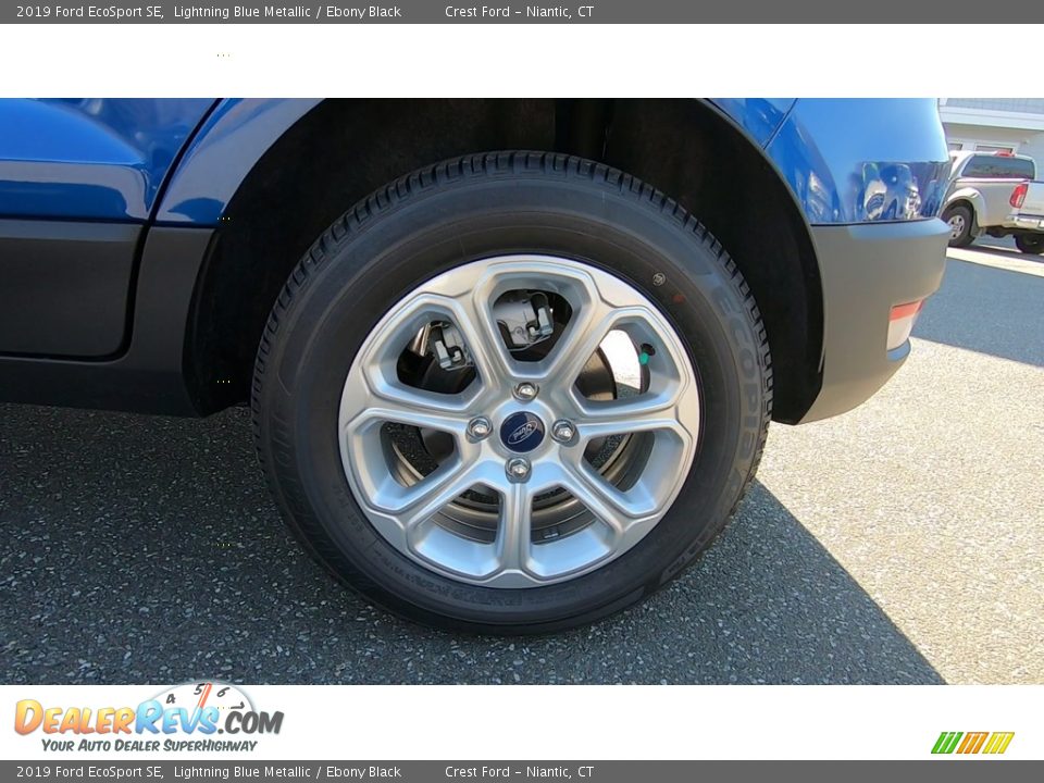2019 Ford EcoSport SE Lightning Blue Metallic / Ebony Black Photo #21