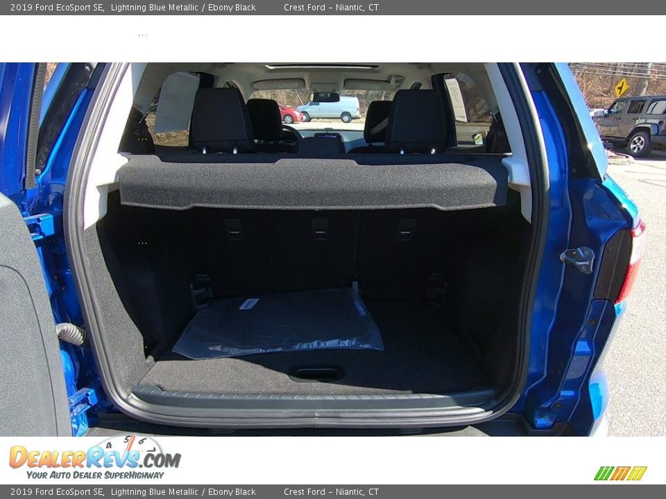 2019 Ford EcoSport SE Lightning Blue Metallic / Ebony Black Photo #22