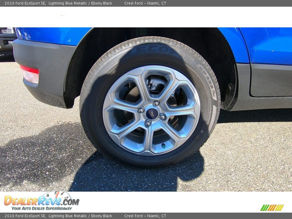 2019 Ford EcoSport SE Lightning Blue Metallic / Ebony Black Photo #23