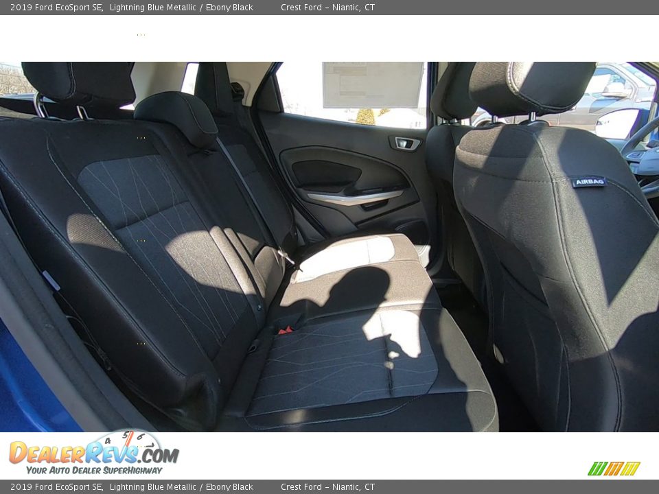 2019 Ford EcoSport SE Lightning Blue Metallic / Ebony Black Photo #24