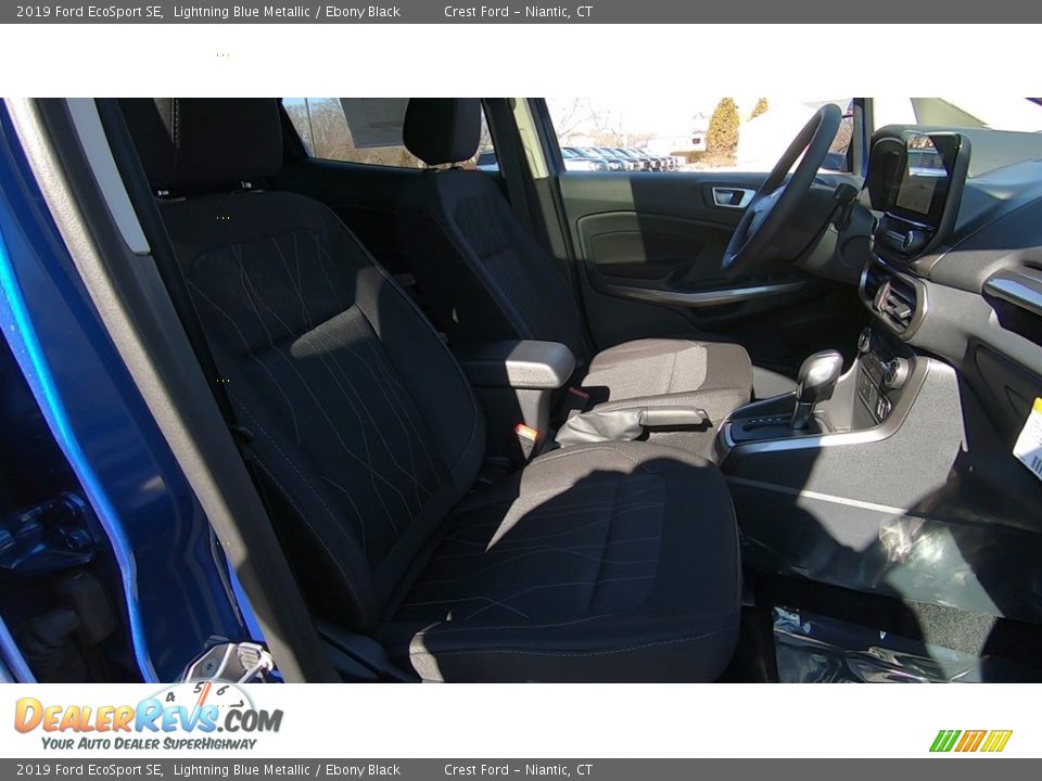 2019 Ford EcoSport SE Lightning Blue Metallic / Ebony Black Photo #25