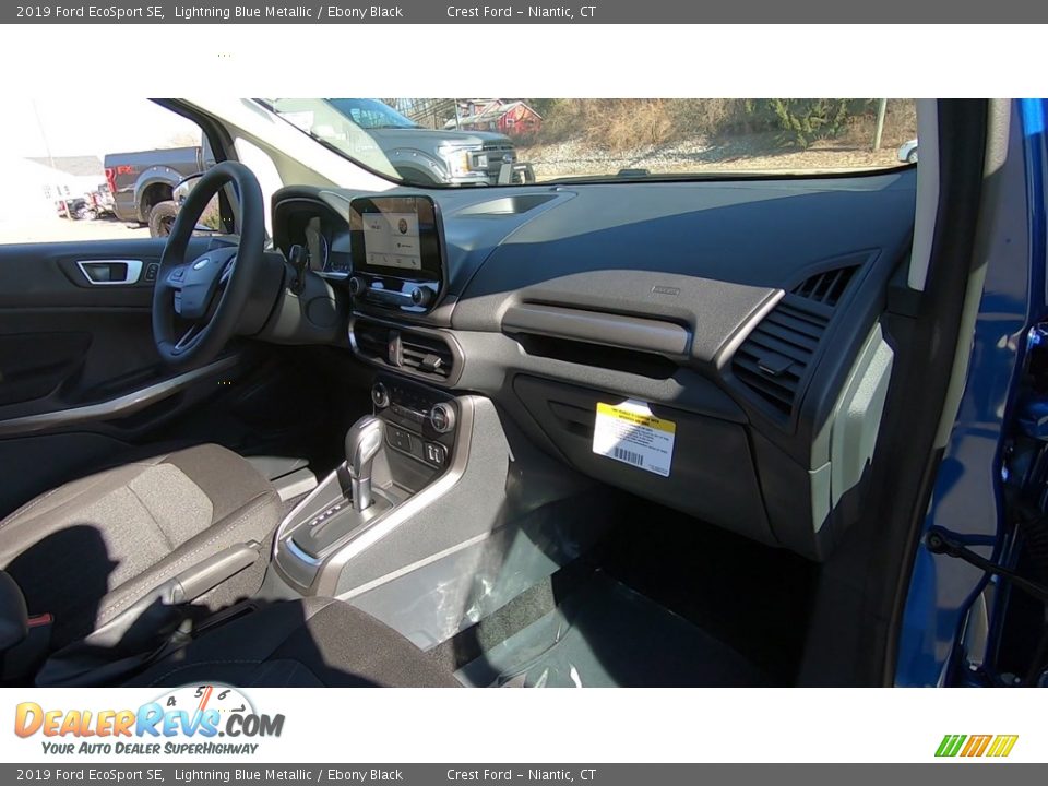 2019 Ford EcoSport SE Lightning Blue Metallic / Ebony Black Photo #26