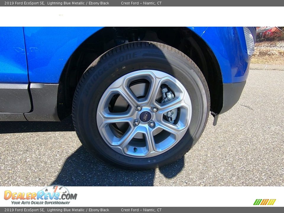 2019 Ford EcoSport SE Lightning Blue Metallic / Ebony Black Photo #27