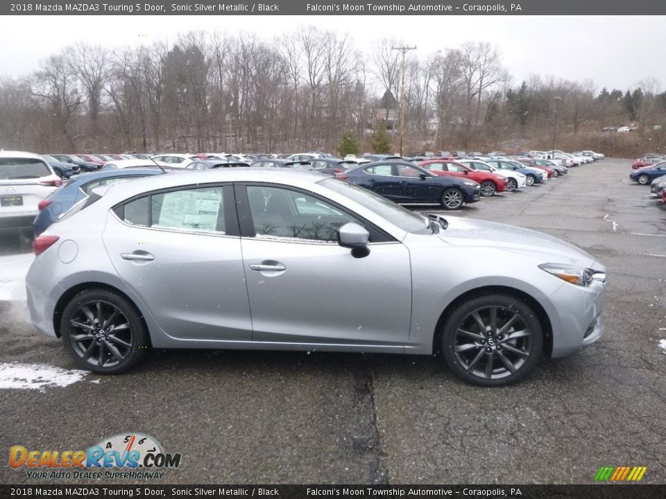 2018 Mazda MAZDA3 Touring 5 Door Sonic Silver Metallic / Black Photo #1