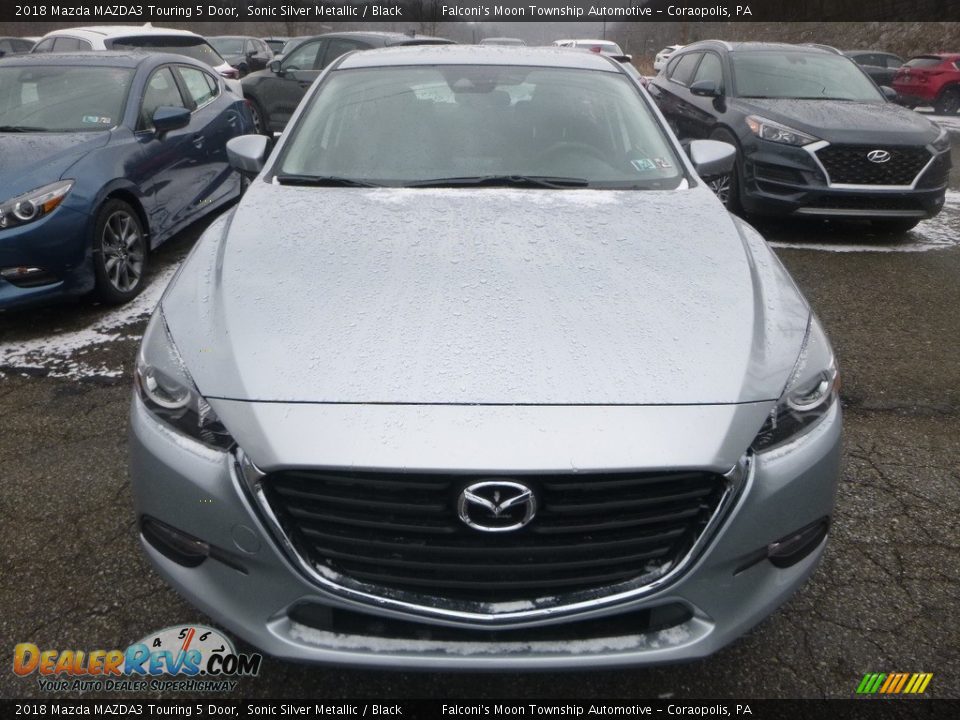 2018 Mazda MAZDA3 Touring 5 Door Sonic Silver Metallic / Black Photo #6