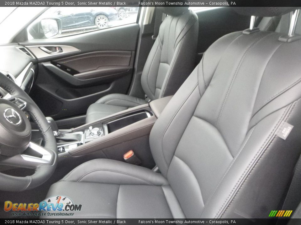 2018 Mazda MAZDA3 Touring 5 Door Sonic Silver Metallic / Black Photo #8