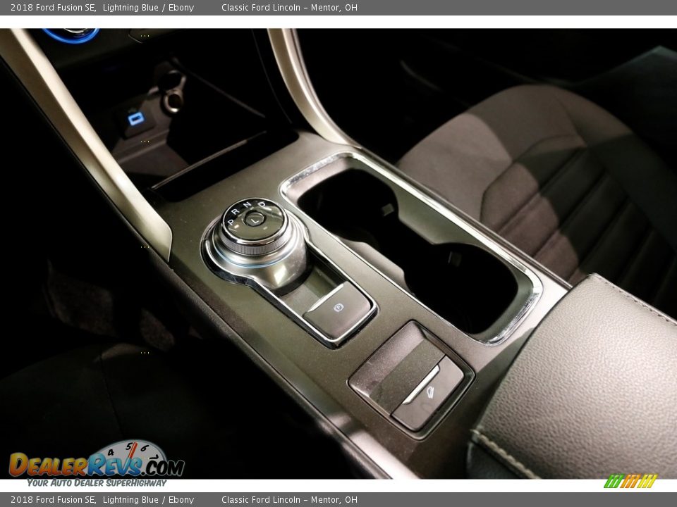 2018 Ford Fusion SE Lightning Blue / Ebony Photo #13