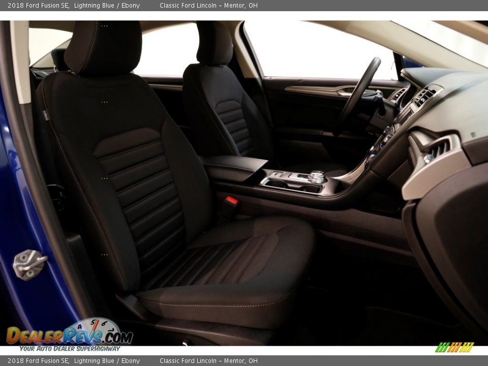 2018 Ford Fusion SE Lightning Blue / Ebony Photo #14