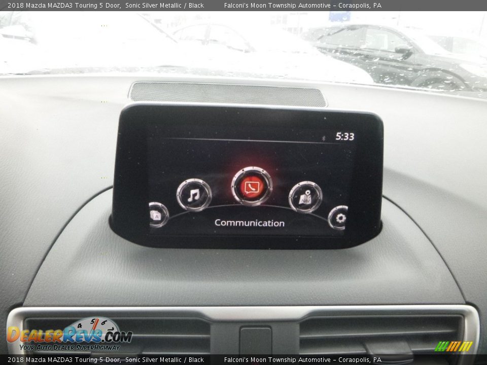 2018 Mazda MAZDA3 Touring 5 Door Sonic Silver Metallic / Black Photo #13