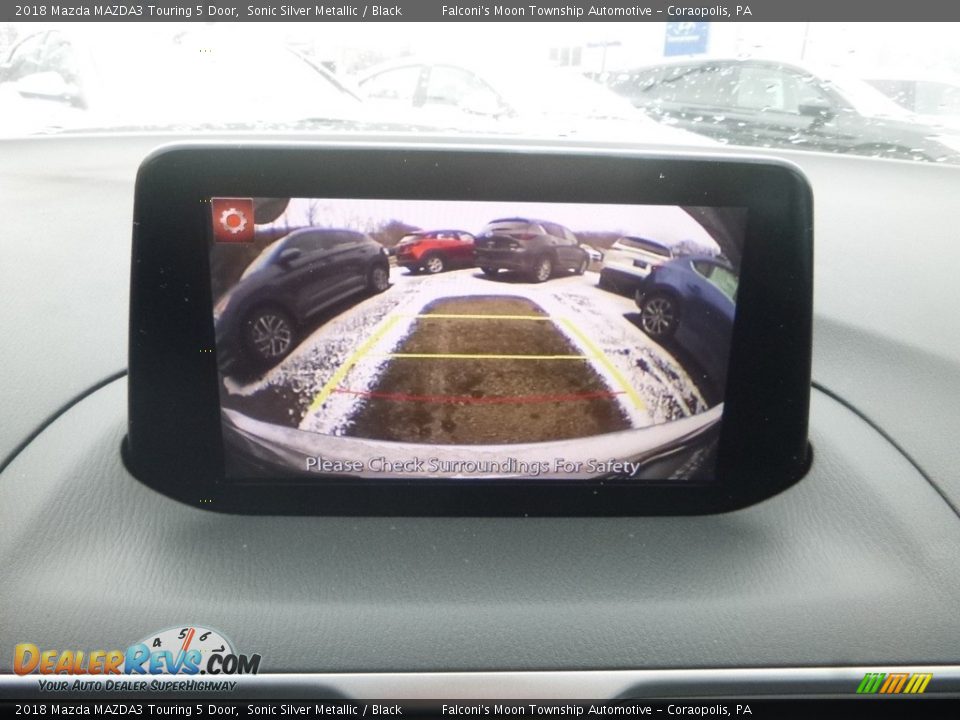 2018 Mazda MAZDA3 Touring 5 Door Sonic Silver Metallic / Black Photo #14